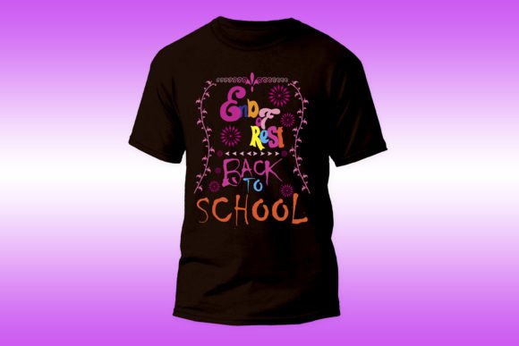 BACK to SCHOOL-7 T-SHIRT DESIGN: A Versatile Option for Custom Creations