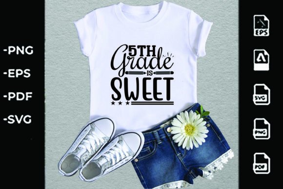 Back to School SVG Design, 5th Grade is S: A Creative and Practical Choice