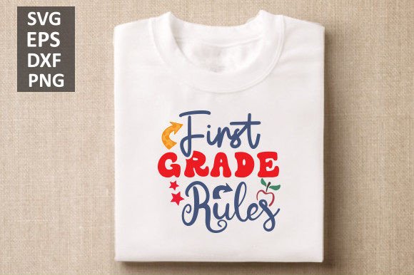 First Grade Rules Svg Back to School SVG: A Strategic Design for Creative and Practical Use