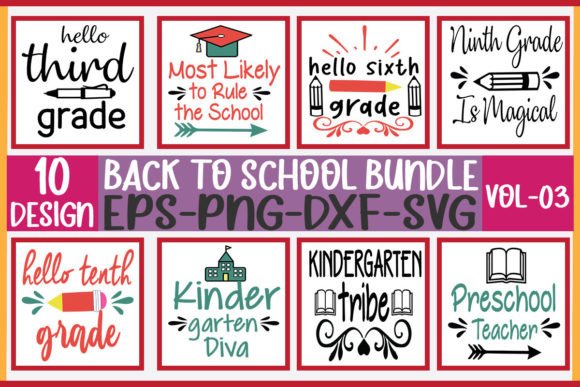 Maximize Your Creative Potential with the 10 Back to School Bundle Vol-03